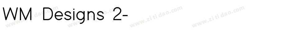 WM Designs 2字体转换